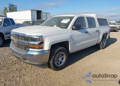 2017 Chevrolet Silverado 1500 Wt из США, поврежденный, VIN 3GCUKNECXHG432520